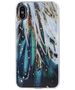 Gold Glam case for iPhone 15 6,1&quot; feathers