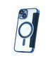 Smart Chrome Mag case for iPhone 15 Pro Max 6,7&quot; navy blue