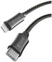 Comma cable Jub MFi USB-C - Lightning 3A 1,5m gray