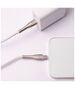 Forever Sleek cable USB-C - USB-C 1,0 m 60W white