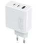 Maxlife MXTC-07-45ACC PD QC charger 2x USB-C 1x USB 45W white