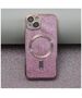 Glitter Chrome Mag for iPhone 14 6,1&quot; pink