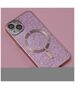 Glitter Chrome Mag for iPhone 14 6,1&quot; pink