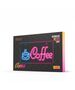 Neon PLEXI LED COFFEE pink blue NNE11 Neolia