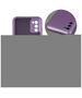 Metallic case for iPhone 14 6,1&quot; violet