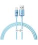 Baseus cable Crystal Shine USB - Lightning 1,2 m 2,4A sky blue