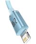 Baseus cable Crystal Shine USB - Lightning 1,2 m 2,4A sky blue