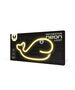 Neon LED Light WHALE warm white Bat + USB FLNEO9 Forever Light