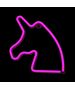 Neon LED Light UNICORN pink Bat + USB FLNEO1 Forever Light