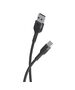 Forever Flexible cable USB - USB-C 1,0 m 3A black