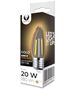 LED Bulb Filament E27 C35 2W 230V 2200K 180lm COG gold Forever Light