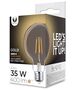 LED Bulb Filament E27 G95 4W 230V 2200K 400lm COG gold Forever Light