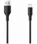 Setty cable USB - Lightning 3,0 m 2A black NEW