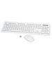 Rebeltec wireless set: keyboard + mouse white WHITERUN