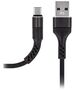 Maxlife MXUC-01 cable USB - USB-C 1,0 m 2A black nylon