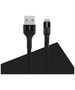 Maxlife MXUC-01 cable USB - Lightning 1,0 m 2A black nylon