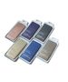 Smart Clear View Case for Samsung Galaxy S23 FE gold