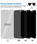 Vmax tempered glass 0.33mm 2,5D high clear privacy glass for iPhone X / XS / 11 Pro