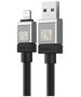 Baseus cable CoolPlay USB - Lightning 1m 2,4A black