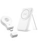 Forever MACS-100 magnetic wireless charging station with power bank white 5in1