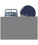 Silicon case for Samsung Galaxy A14 4G / A14 5G dark blue