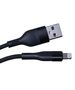 Maxlife MXUC-07 cable USB - Lightning 1,0 m 2,4A black nylon