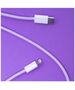 Maxlife MXUC-06 cable USB-C - Lightning 1,0 m 20W purple nylon