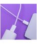 Maxlife MXUC-06 cable USB-C - Lightning 1,0 m 20W purple nylon