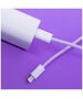 Maxlife MXUC-06 cable USB-C - Lightning 1,0 m 20W purple nylon