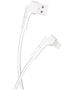 Maxlife MXUC-09 angle cable USB - Lightning 1,0 m 2,4A white