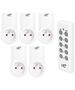 Remote controlled mains socket x5 LTC