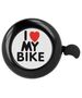 Bike bell I love my bike black