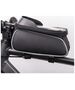 Waterproof bike frame bag with shielded phone holder Model01black