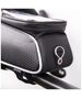 Waterproof bike frame bag with shielded phone holder Model01black