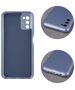 Metallic case for Motorola Moto G14 light blue