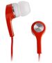 Setty wired earphones red