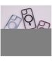 Satin Clear Mag case for iPhone 15 6,1&quot; purple