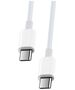 Maxlife MXUC-05 cable USB-C - USB-C 2,0 m 60W white