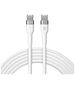 Forever Flexible cable USB-C - USB-C 1,0 m 60W white