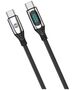 Forever LCD cable USB-C - USB-C 1,0 m 100W black