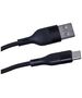 Maxlife MXUC-07 cable USB - USB-C 1,0 m 3A black nylon