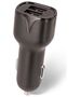 Setty car charger 2x USB 2,4A black