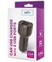 Setty car charger 2x USB 2,4A black