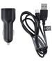 Maxlife MXCC-01 car charger 2x USB 2.4A black + microUSB cable