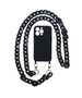 Phone chain long mottled black