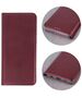 Smart Magnetic case for Honor Magic 6 Lite / Honor X50 5G burgundy