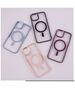 Satin Clear Mag case for iPhone 12 / 12 Pro 6,1&quot; purple