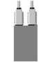 Baseus cable CoolPlay USB-C - USB-C 1m 100W white