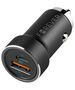 Forever CC-06 PD QC car charger 1x USB-C 1x USB 20W black + USB-C - Lightning cable 27W