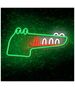 Neon PLEXI LED JURASSIC CROC green FLNJ03 Forever Light